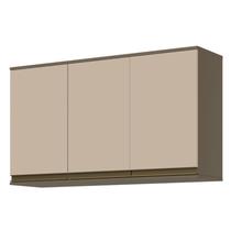 Aéreo 03 Portas 120 cm Connect Duna/Cristal Aéreo 03 Portas 120 cm Connect Duna/Cristal