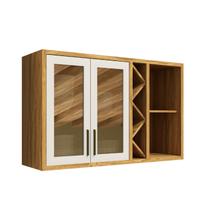 Aéreo 120 Cozinha Tempranillo 2 portas Reflecta MDF Rio Doce - Aéreo 120 Cozinha Tempranillo 2 portas Reflecta MDF Rio Doce -