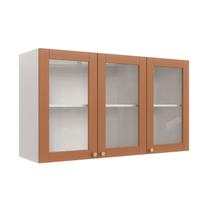 Aéreo 3 Portas 120cm com Portas de Vidro Arizona CabeCasa MadeiraOriginals