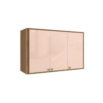 Aéreo 3 portas 120cm Curve N646 Kappesberg Nogueira e Macadâmia