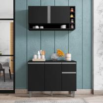 Aéreo e Balcão Toronto Preto Fosco