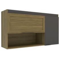 Aéreo Mademovel 2305 Magnolia 120cm 2 Portas Com Veneziana Nicho