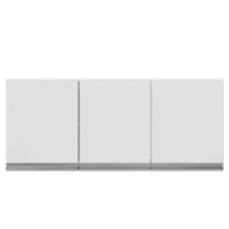 Aéreo Multiuso de Cozinha 3 Portas Emma Armário Branco