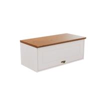Aéreo para Cozinha Geladeira 1 Porta em MDF Joy Branco/Off White Aéreo para Cozinha Geladeira 1 Porta em MDF Joy Branco/Off White