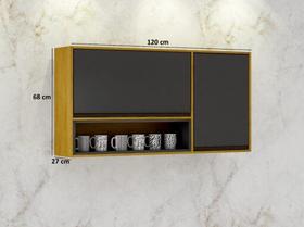 Aereo porta condimentos cinamomo/grafite