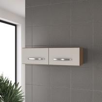 Aéreo Suspenso 79 cm Multiuso para Cozinha e Lavanderia - Savana/Off-White