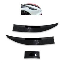 Aerofólio Universal Ajustável Para Carros Sedan Black Piano
