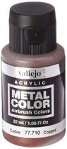 Aerógrafo à base de água Paint Vallejo Metal Color Copper 32ml