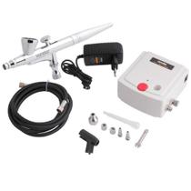Aerógrafo com Minicompressor Bivolt 10 Acessórios Aerógrafo com Minicompressor Bivolt 10 Acessórios