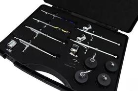 Aerografo profissional dupla ação gravidade 0,3mm + sucção 0,3mm + sucção 0,25mm urban