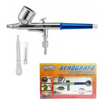 Aerografo Steula Dupla Ação Bc 61 Bico 0.3 Pistola Pintura