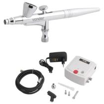 Aerografo vonder c/mini compressor c/10pcs