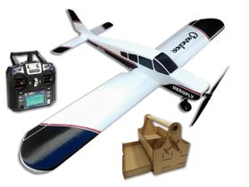 Aeromodelo Cherokee Asa Baixa Elétrico Completo - Kit 5 - Aerofly