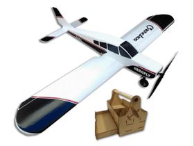 Aeromodelo Elétrico Asa Baixa Cherokee Com Eletrônica- Kit 3 - Aerofly