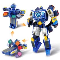 Aeronave Toy Super Wings Transforming World 3 em 1 de 25 cm