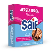 Afasta Traça Perfumado Canela Saif 50G, Antitraça Perfumado, Rosa, Ideal Para Roupeiros, Closets E Armários, Roupa Perfu