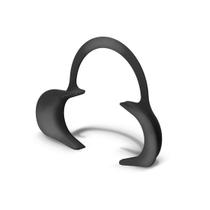 Afastador Labial Expandex Adulto Preto Black Indusbello