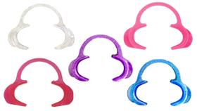 Afastador Labial Expandex Autoclavável Adulto Colorido com Glitter (C/1 Und) - Lysanda