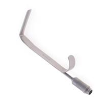 Afastador Nasal Maliniac com Entrada p/ Fibra Óptica - 9 cm x 45mm Afastador Nasal Maliniac com Entrada p/ Fibra Óptica - 9 cm x 45mm