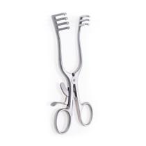Afastador Weitlaner 3 x 4 Garras Rombas - 14 cm Afastador Weitlaner 3 x 4 Garras Rombas - 14 cm