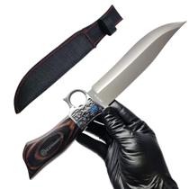 Afiada e Durável Faca de Inox com Bainha e Cabo em Madeira TB091922 TB091641 TB092047 - Lucky