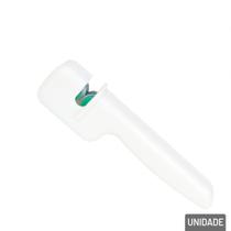 Afiador Amolador de Faca 19cm Branco - Tudo em Caixa
