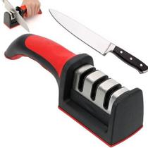 Afiador Amolador De Facas 3 Opções De Afiar Profissional