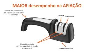 Afiador Amolador De Facas Diamantado C/ Suporte Tramontina