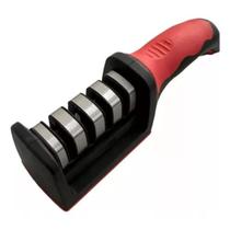 Afiador Amolador Profissional Aço Facas Tesouras 4 Em 1 utensilio mobiliando a casa prático leve cozinha iniciante fácil usar