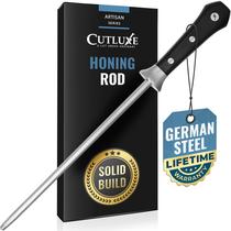 Afiador Cutluxe 25 cm Aço Carbono Alto Cabo Ergonômico