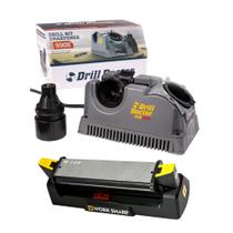 Afiador de Brocas Drill Doctor 500X e Afiador Manual de Facas Work Sharp Afiador de Brocas Drill Doctor 500X e Afiador Manual de Facas Work Sharp