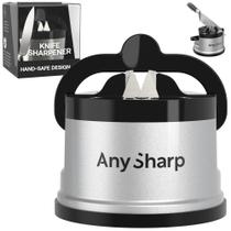 Afiador de Facas AnySharp GLOBAL com Base de Sucção PowerGrip e Uso Sem Mãos Afiador de Facas AnySharp GLOBAL com Base de Sucção PowerGrip e Uso Sem Mãos