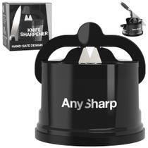 Afiador de Facas AnySharp Global com Base de Sucção PowerGrip e Uso Sem Mãos Afiador de Facas AnySharp Global com Base de Sucção PowerGrip e Uso Sem Mãos