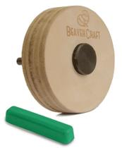 Afiador de facas BeaverCraft PW1 Roda de couro de 7 cm Afiador de facas BeaverCraft PW1 Roda de couro de 7 cm