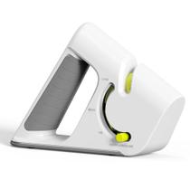 Afiador de facas CAROTE, bolso 4 em 1 com base antiderrapante, cinza