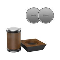 Afiador De Facas De 4 Ângulos 15 18 20 22 Graus Com Base De Madeira E Conjunto De Moedores De