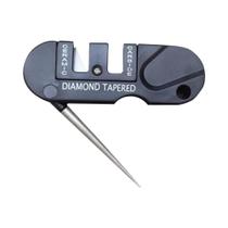 Afiador De Facas Portátil 4 Em 1 Mini De Carboneto De Tungstênio Cerâmico Multifuncional Para