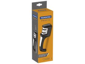 Afiador de Facas Profio Dupla Face Diamantada com Suporte em ABS e Aço Inox 24031/000 Tramontina