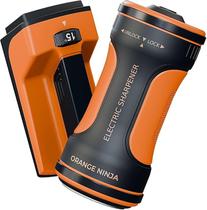 Afiador Elétrico de Facas Sharp Pebble Laranja Ninja 5 Ângulos Afiador Elétrico de Facas Sharp Pebble Laranja Ninja 5 Ângulos