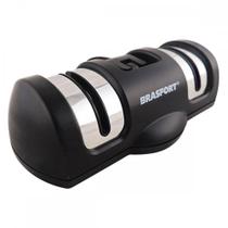 Afiador Para Faca Brasfort Chef 2 Em 1 Com Ventosa - 7457 Afiador Para Faca Brasfort Chef 2 Em 1 Com Ventosa - 7457