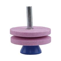 Afiador Universal Para Cortadores De Grama Com Roda De Moagem De Dupla Camada, Ferramenta De