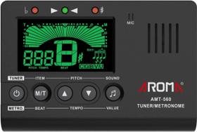 Afinador de metrônomo 3 em 1 Ulumac Aroma para todos os instrumentos Afinador de metrônomo 3 em 1 Ulumac Aroma para todos os instrumentos