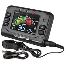 Afinador de Metrônomo Wegrower 3 em 1 Recarregável - Para Todos os Instrumentos Afinador de Metrônomo Wegrower 3 em 1 Recarregável - Para Todos os Instrumentos