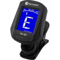 Afinador Digital Cromático Clip Violão Guitarra Baixo TH-101 - Harmonics