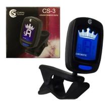 Afinador Digital Cromático Custom Sound Cs3 Guitar Baixo Uku