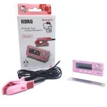 Afinador KORG SLIMPITCH SLM-1CM-KTPK Hello Kitty cor Pink