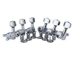 Afinadores de bloqueio de guitarra Guyker 1:18 Lock String Chrome 6L