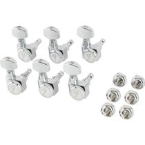 Afinadores de guitarra Fender Deluxe Locking All Short Post Chrome