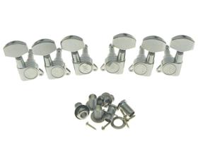 Afinadores de Guitarra Wilkinson 3L3R Cromados E-Z Post para Acústica Afinadores de Guitarra Wilkinson 3L3R Cromados E-Z Post para Acústica