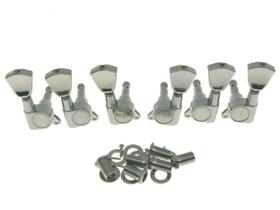 Afinadores de Guitarra Wilkinson 3x3 Cromados E-Z Post Tulipa Afinadores de Guitarra Wilkinson 3x3 Cromados E-Z Post Tulipa